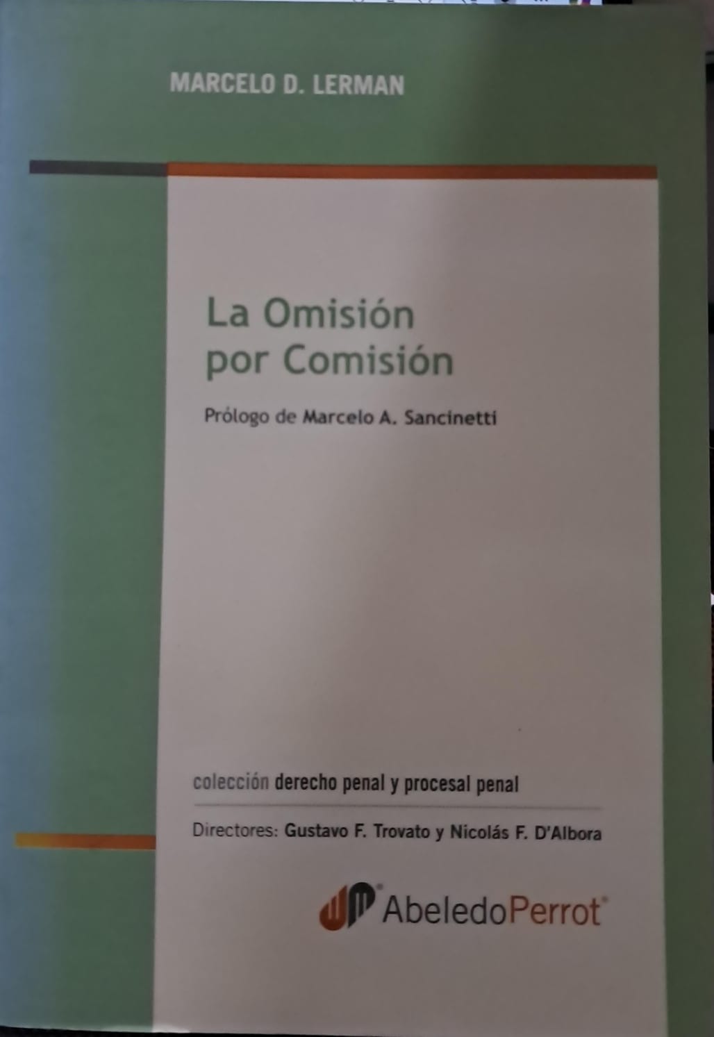 Portada: LA OMISION POR COMISION