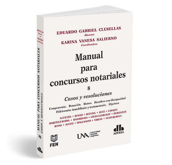 Portada: MANUAL PARA CONCURSOS NOTARIALES