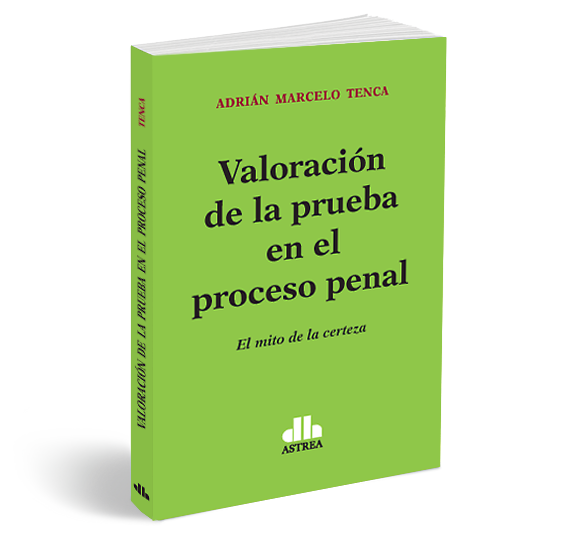 Portada: VALORACIÓN DE LA PRUEBA EN EL PROCESO PENAL
