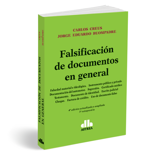 Portada: FALSIFICACION DE DOCUMENTOS EN GENERAL