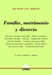 Portada: FAMILIA, MATRIMONIO Y DIVORCIO