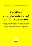 Portada: CREDITOS CON GARANTIA REAL EN LOS CONCURSOS