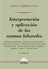 Portada: INTERPRETACION Y APLICACION DE LAS NORMAS LABORALES