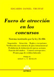Portada: FUERO DE ATRACCION EN LOS CONCURSO