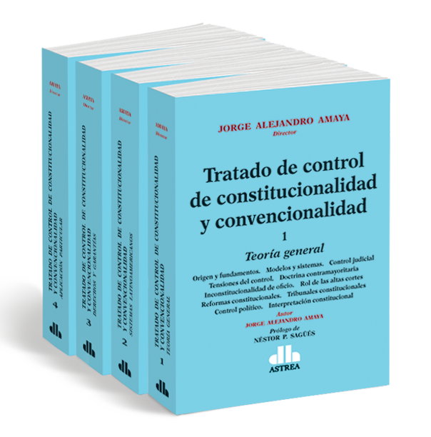 Portada: TRATADO DE CONTROL DE CONSTITUCIONALIDAD Y CONVENCIONAL  4.TOMOS
