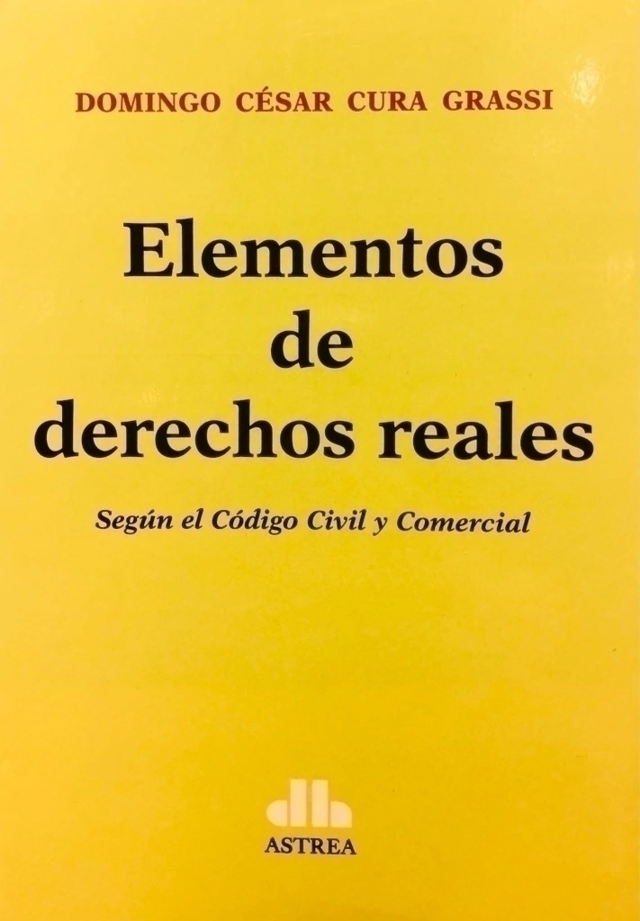 Portada: ELEMENTOS DE DERECHOS REALES