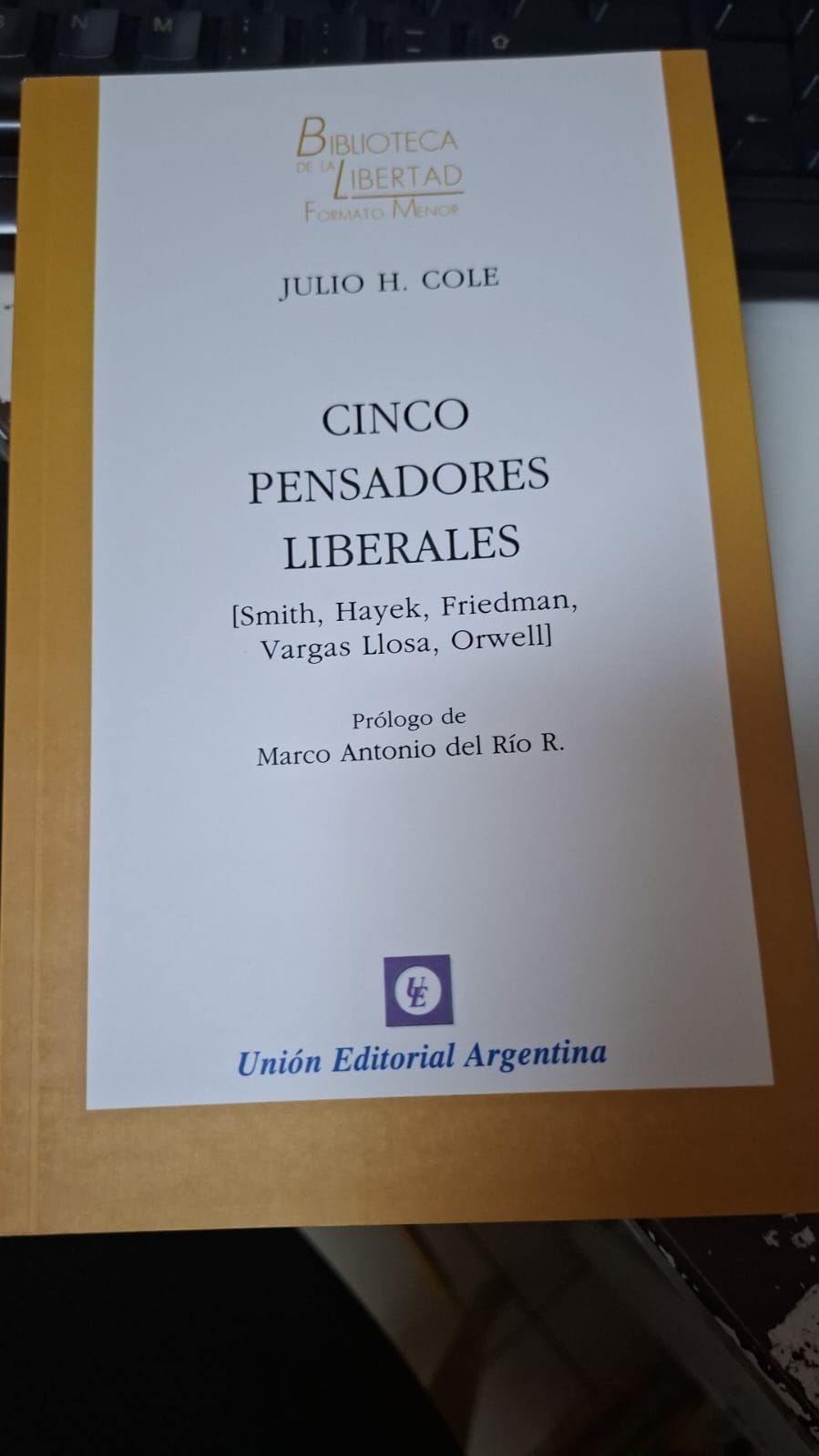 Portada: CINCO PENSADORES LIBERALES