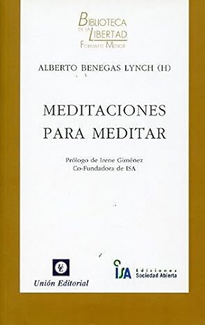 Portada: MEDITACIONES PARA MEDITAR