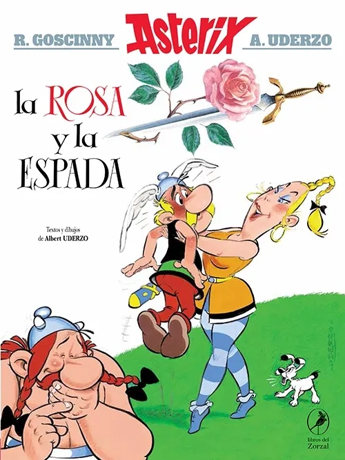 Portada: LA ROSA Y LA ESPADA - ASTERIX 29