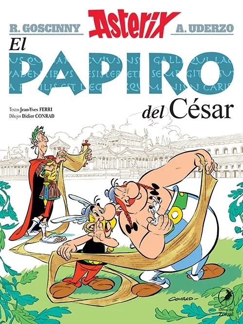 Portada: EL PAPIRO DEL CESAR - ASTERIX 36