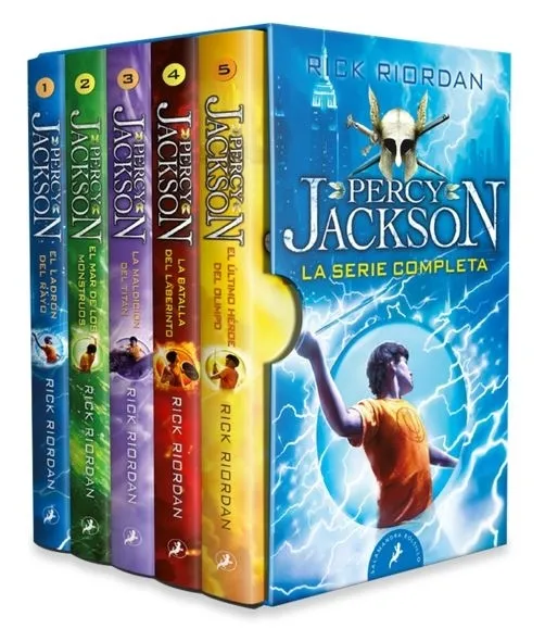 Portada: PERCY JACKSON - LA SERIE COMPLETA