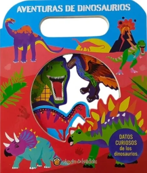 Portada: AVENTURAS DE DINOSAURIOS - DESCUBRO EN VALIJITA