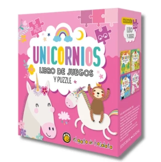 Portada: UNICORNIOS - LEO Y JUEGO , LIBRO DE JUEGOS
