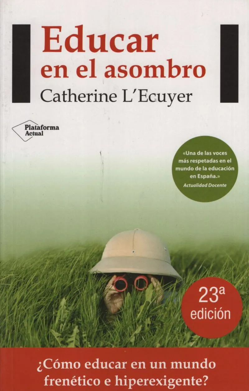 Portada: EDUCAR EN EL ASOMBRO