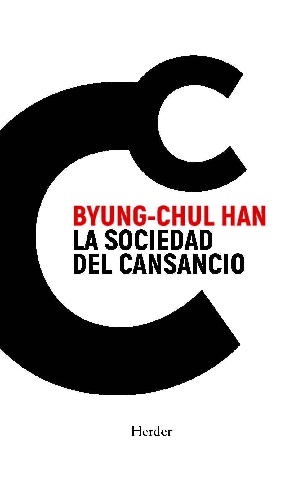 Portada: LA SOCIEDAD DEL CANSANCIO