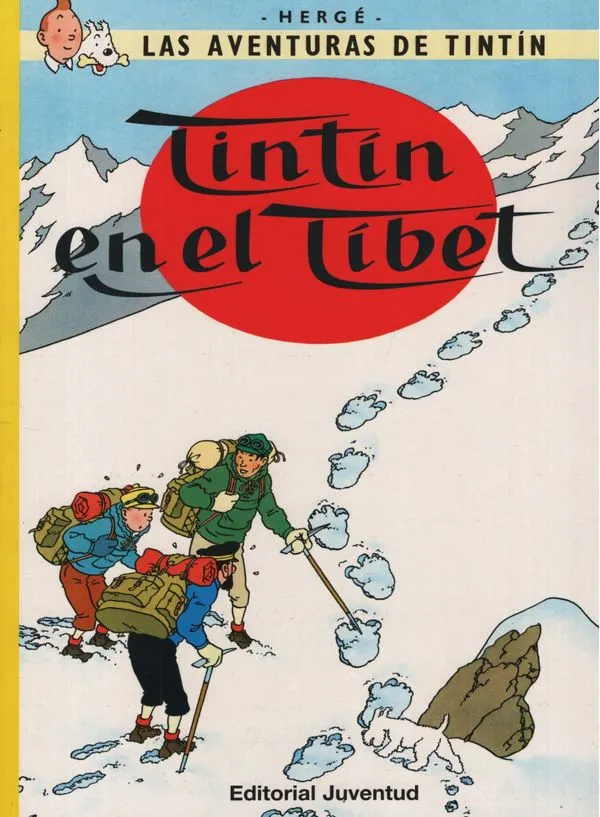 Portada: TINTIN EN EL TIBET