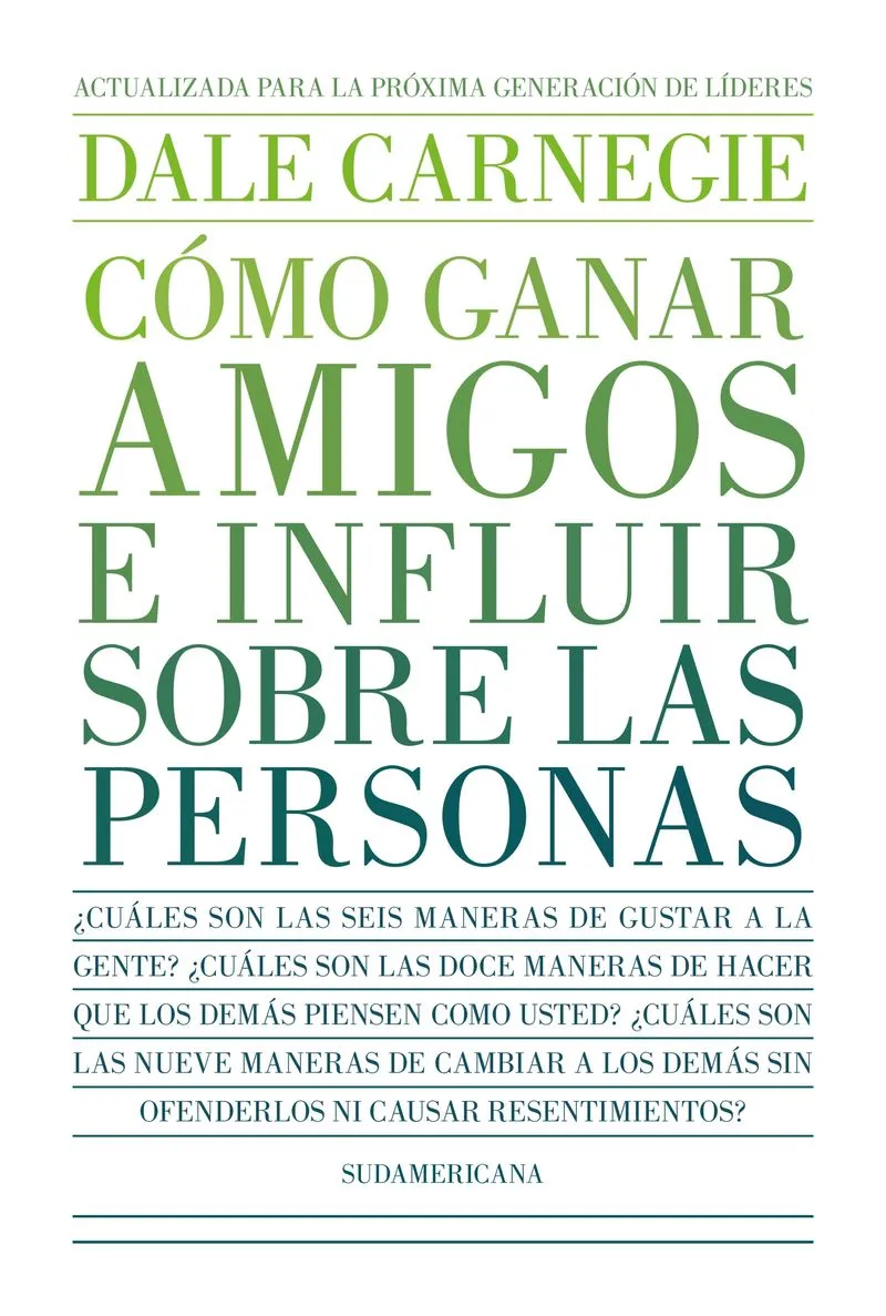 Portada: COMO GANAR AMIGOS E INFLUIR SOBRE LAS PERSONAS
