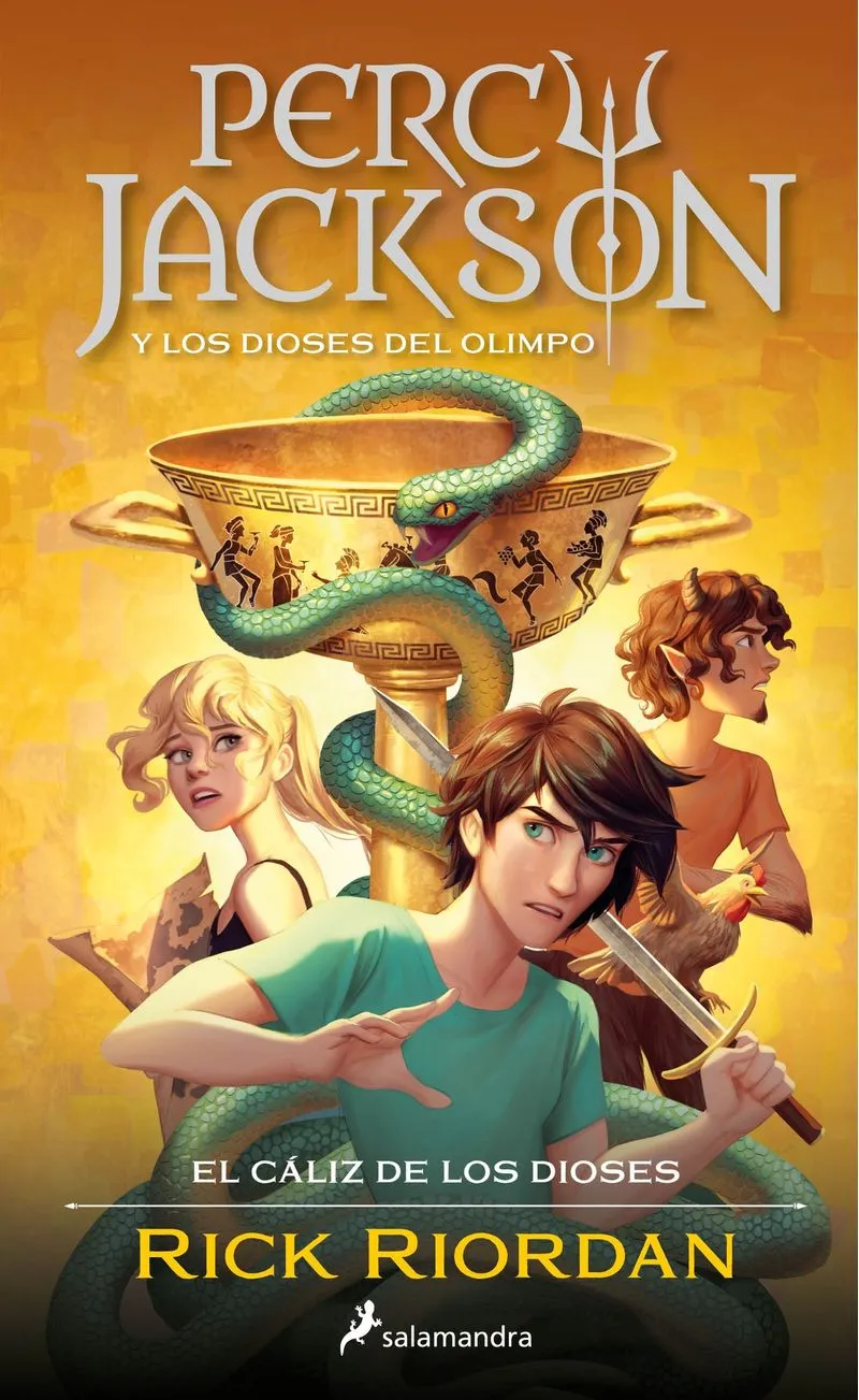 Portada: PERCY JACKSON Y LOS DIOSES OLIMPO