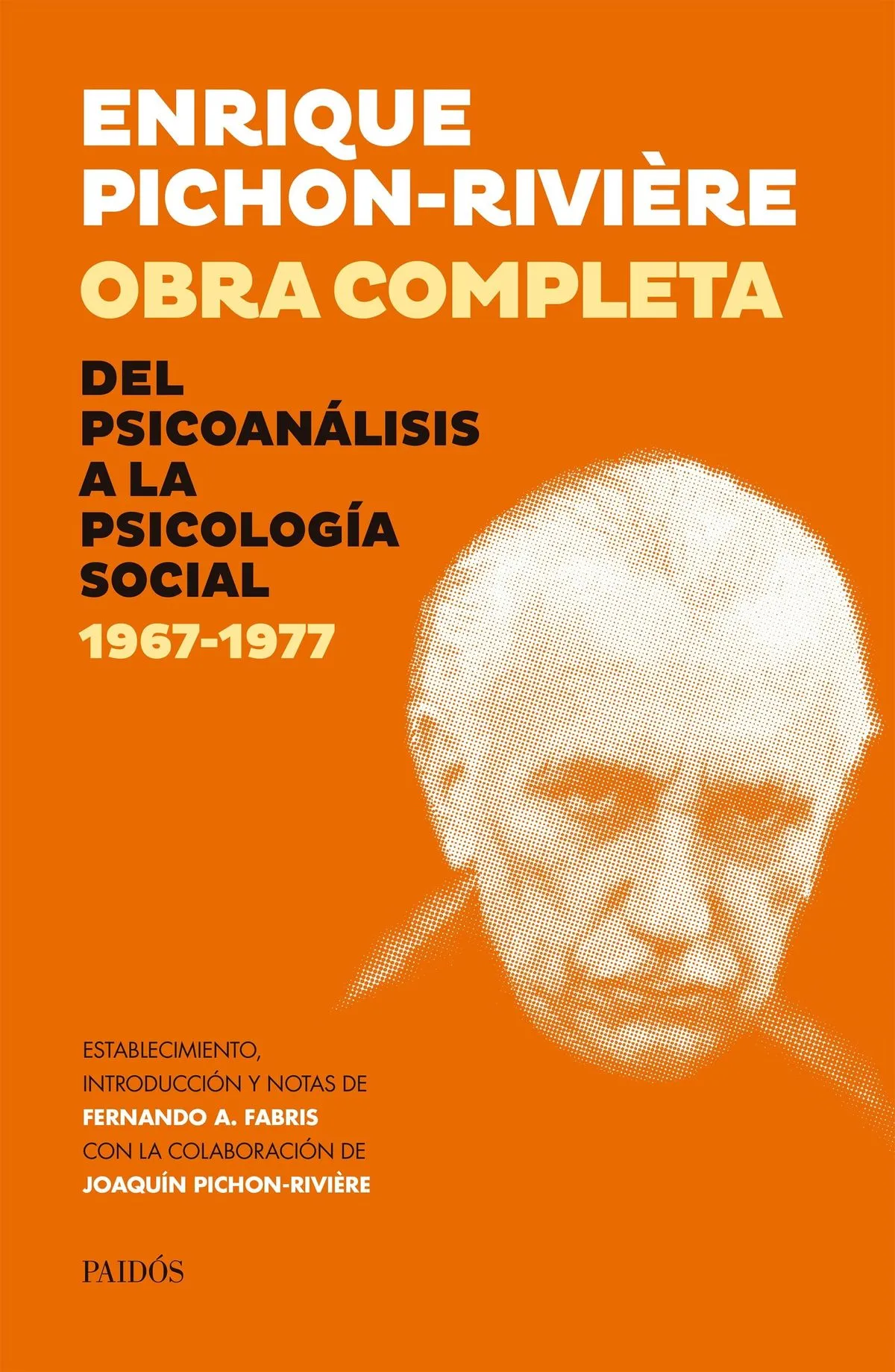 Portada: OBRA COMPLETA. DEL PSICOANALISIS A LA PSICOLOGIA SOCIAL, 196