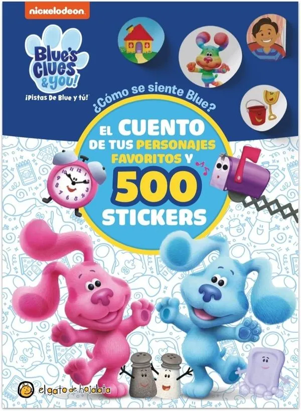 Portada: COMO SE SIENTE BLUE -500 STIKERS