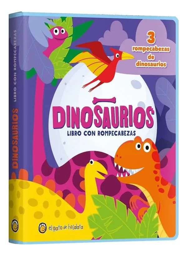 Portada: DINOSAURIOS - LIBROS ROMPE CABEZAS