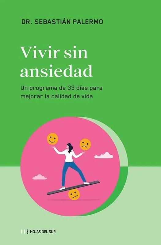 Portada: VIVIR SIN ANSIEDAD - SEBASTIAN PALERMO