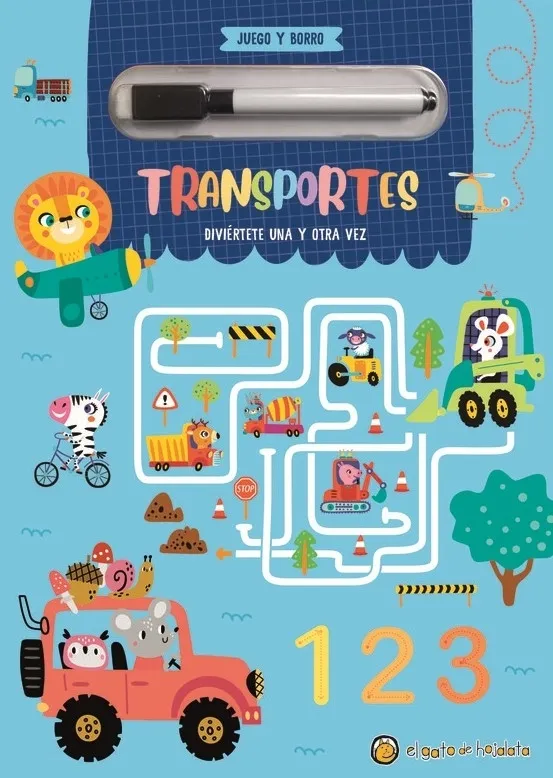 Portada: TRANSPORTES DIVIERTETE UNA Y OTRA VEZ