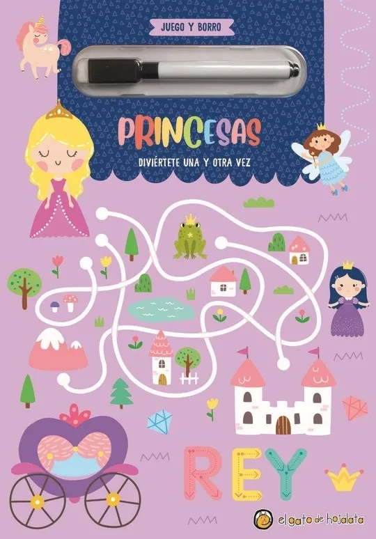 Portada: PRINCESAS - DIVIERTETE UNA Y OTRA VEZ