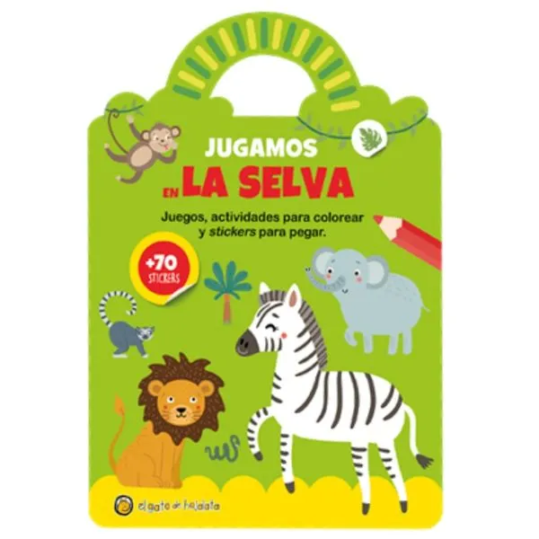 Portada: JUGAMOS EN LA SELVA - VALIJITA AVENTURA