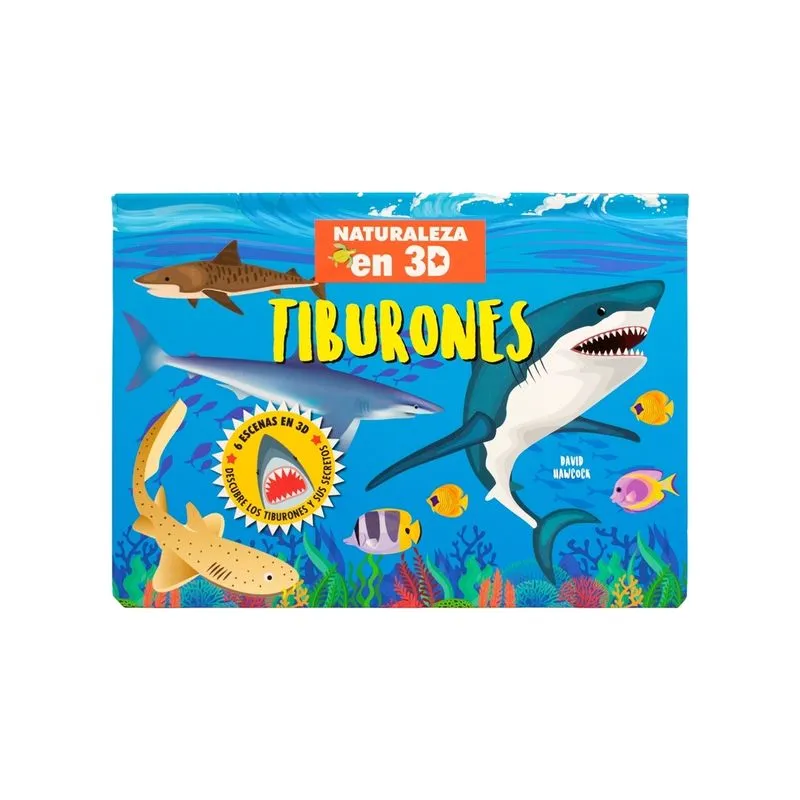 Portada: TIBURONES - NATURALEZA EN 3D