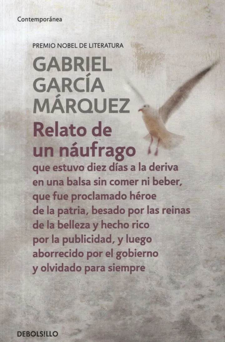 Portada: RELATO DE UN NAUFRAGO