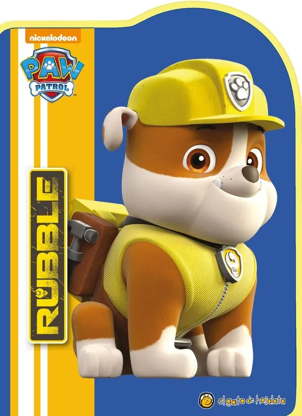 Portada: RUBBLE - QUERIDOS PERSONAJES - PAW PATROL