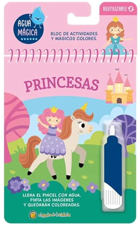 Portada: PRINCESAS - A JUGAR CON EL AGUA MAGICA