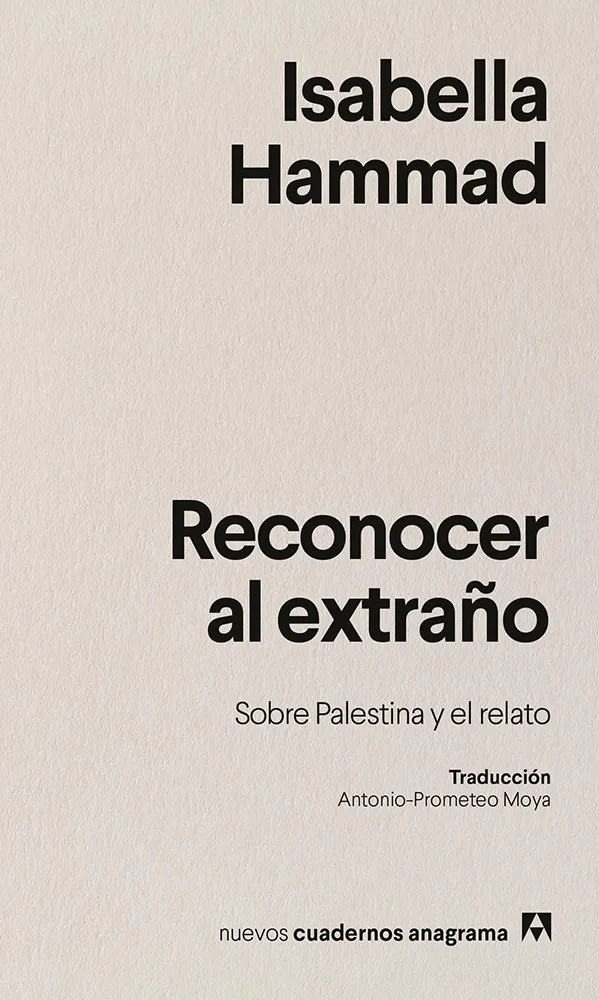 Portada: RECONOCER AL EXTRAÑO - SOBRE PALESTINA