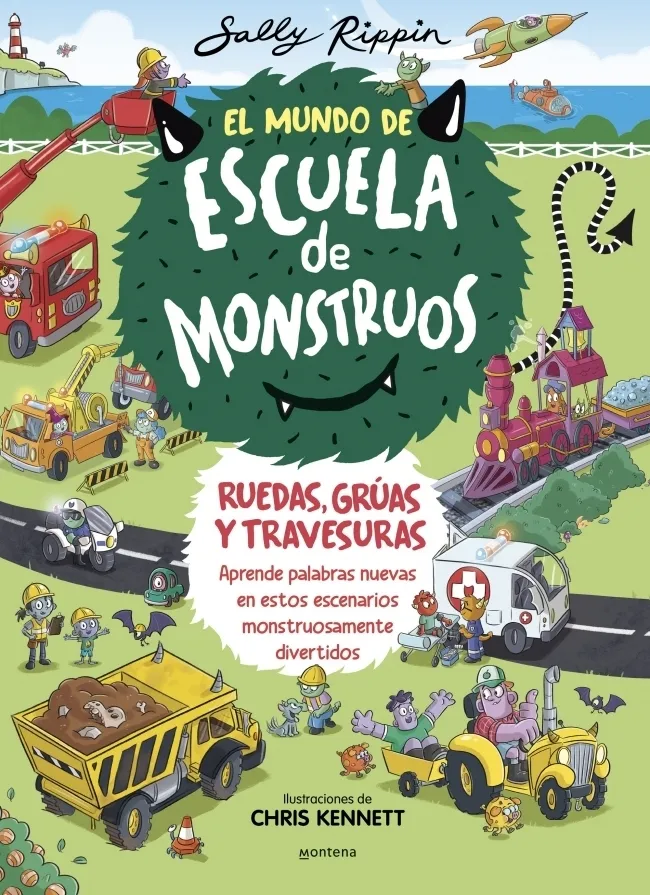 Portada: EL MUNDO DE ESCUELA DEMONSTRUOS -RUEDAS, GRUAS Y TRAVESURAS