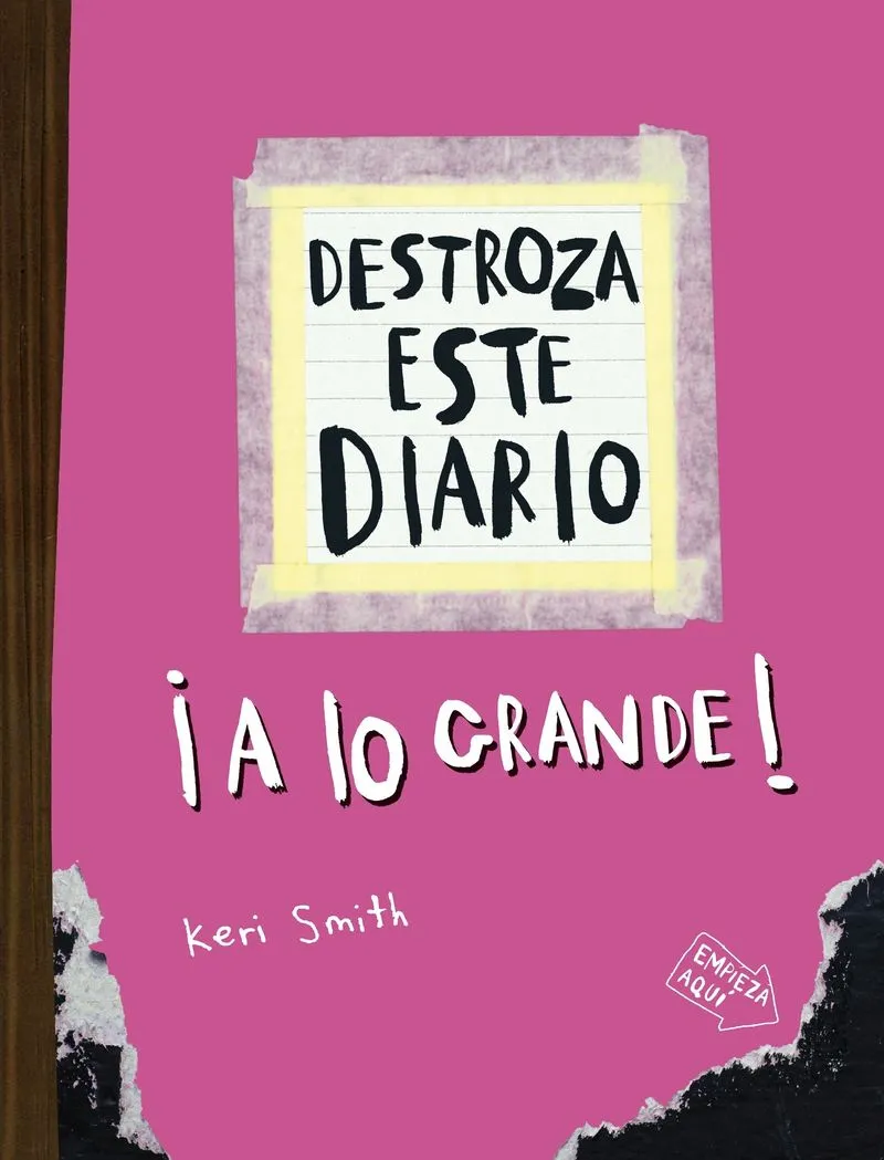 Portada: DESTROZA ESTE DIARIO - A LO GRANDE - ROSA FLUO
