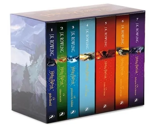 Portada: SAGA HARRY POTTER LIBRO 1 AL 7 CON ESTUCHE