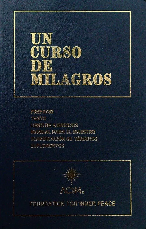 Portada: UN CURSO DE MILAGROS