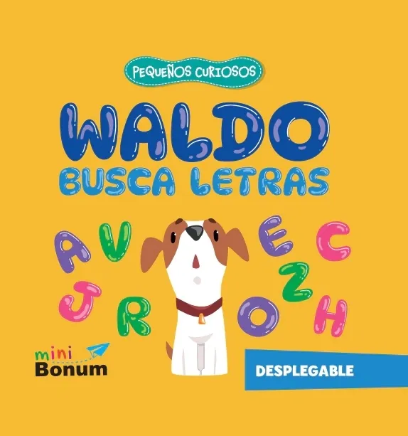 Portada: WALDO BUSCA LETRAS - PEQUEÑOS CURIOSOS - DESPLEGABLE