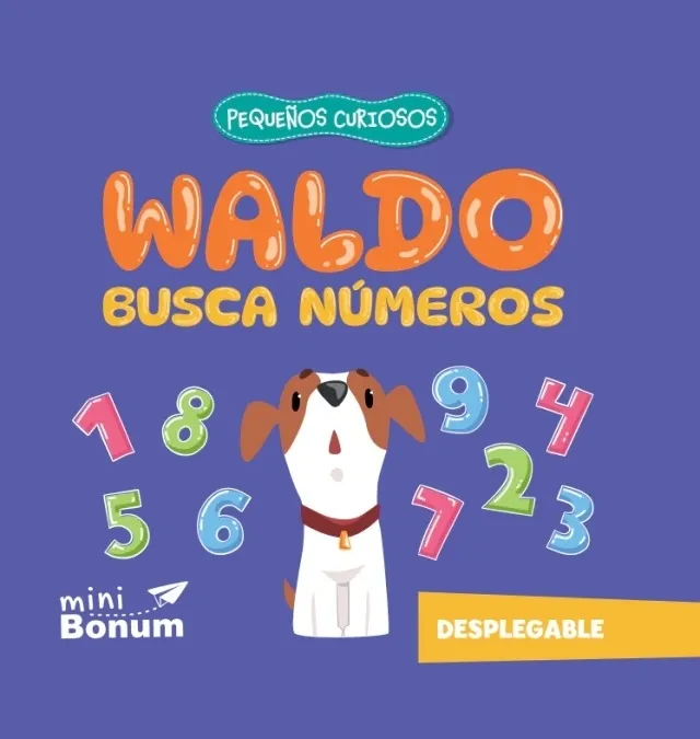 Portada: WALDO BUSCA NUMEROS - PEQUEÑOS CURIOSOS - DESPLEGABLE