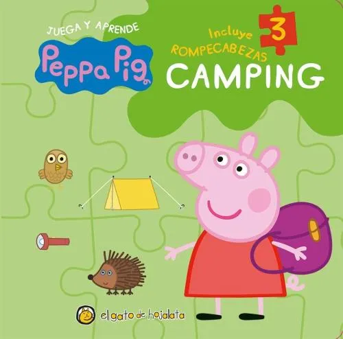 Portada: PEPPA PIG JUEGA Y APRENDE - CAMPING