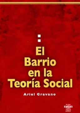 Portada: EL BARRIO EN LA TEORIA SOCIAL