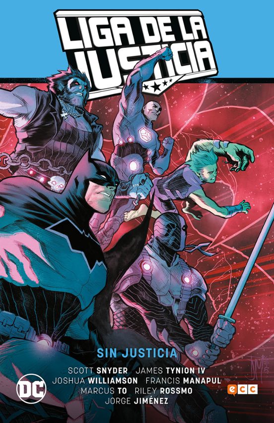 Portada: LIGA DE LA JUSTICIA- SIN JUSTICIA