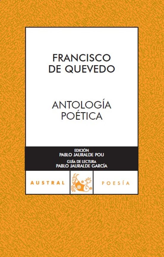 Portada: ANTOLOGIA POETICA