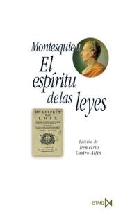 Portada: EL ESPIRITU DE LAS LEYES