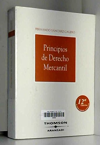 Portada: PRINCIPIOS DE DERECHO MERCANTIL