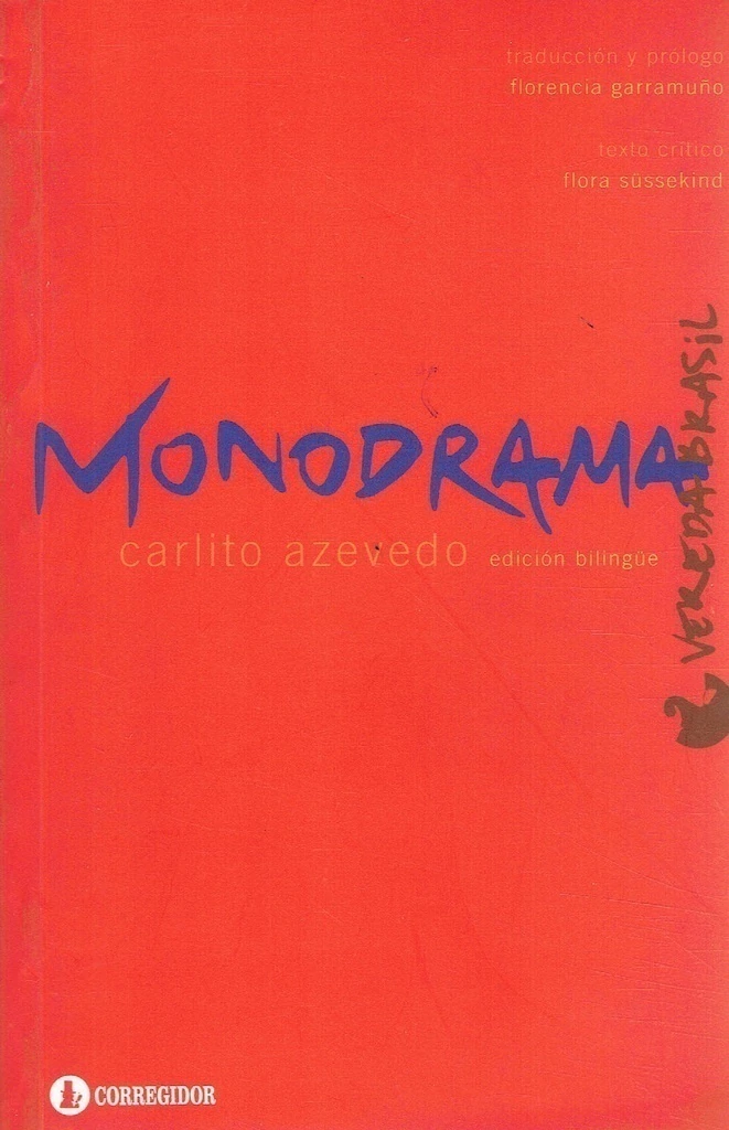 Portada: MONODRAMA - EDICION BILINGUE 1A.ED