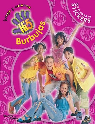 Portada: HI 5 BURBUJAS CON STICKERS (JUEGO Y COLOREO)