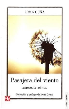 Portada: PASAJERA DEL VIENTO ANTOLOGIA POETICA