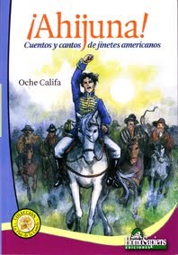 Portada: AHIJUNA CUENTOS Y CANTOS DE JINETES AMERICANOS